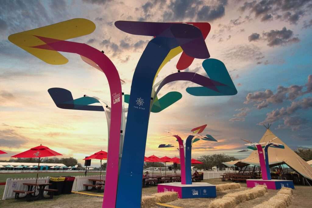 The Star Arrows Brand Activation at Magic Millions, Gold Coast Outdoor Experiential Pop Up
