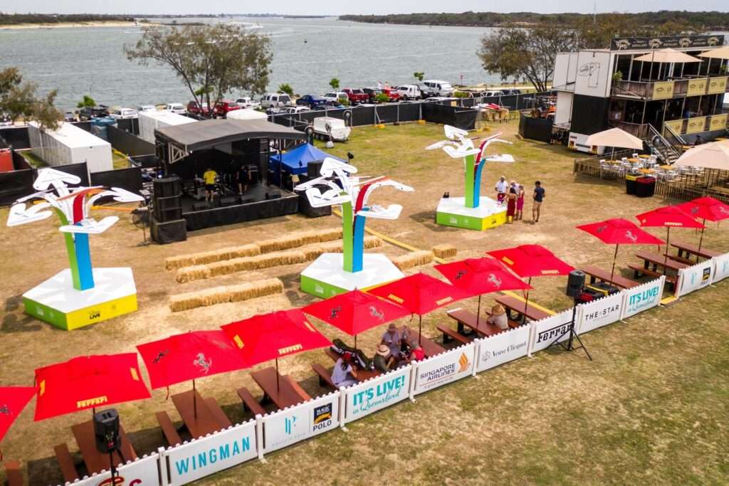 The Star Arrows Brand Activation at Magic Millions Polo, Gold Coast Outdoor Activation