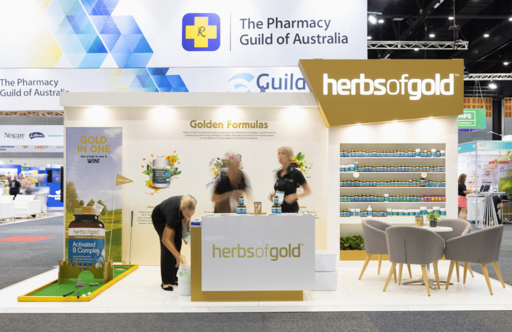 DisplayWise - Herbs of Gold - AAP Increase sales at exhibitions
