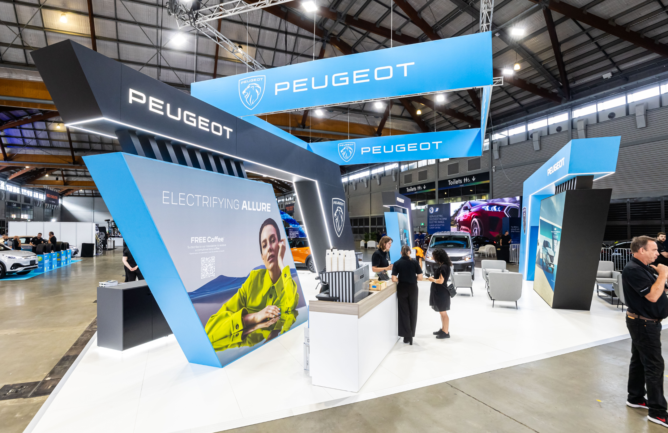 Peugeot Custom Exhibition Stand Sydney Showground Everything Electric Display Builder