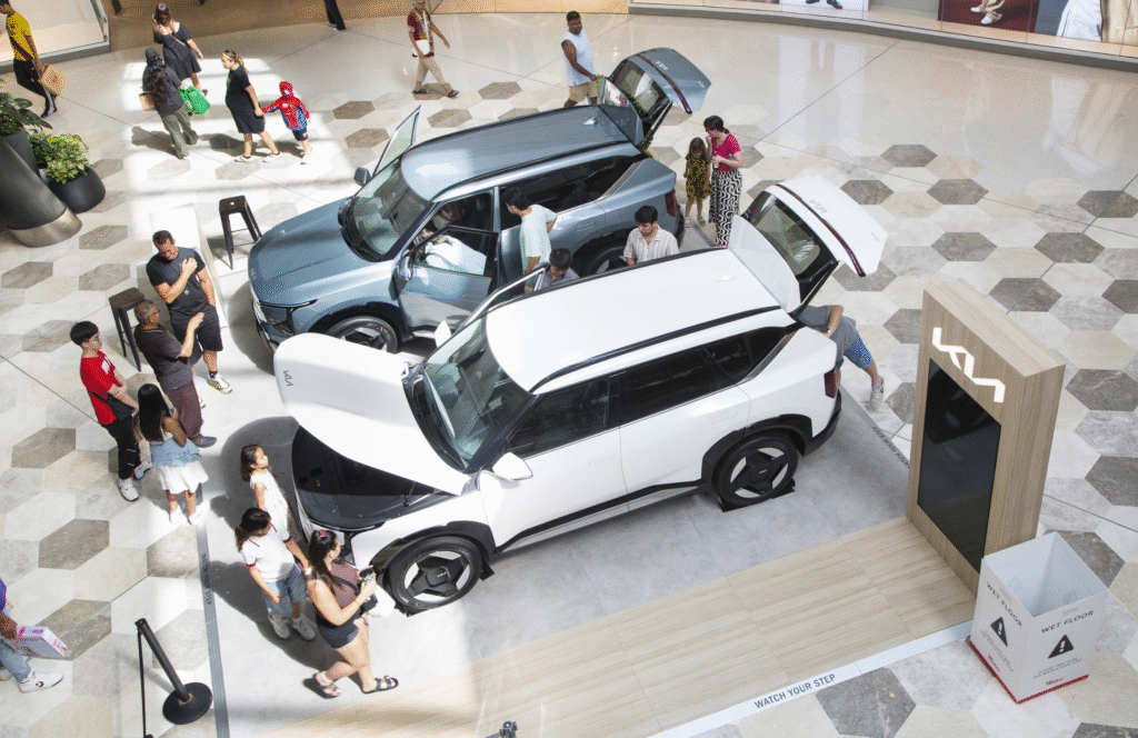 DisplayWise - Brand Activation - KIA Roadshow sustainable modular design increase sales retail pop ups