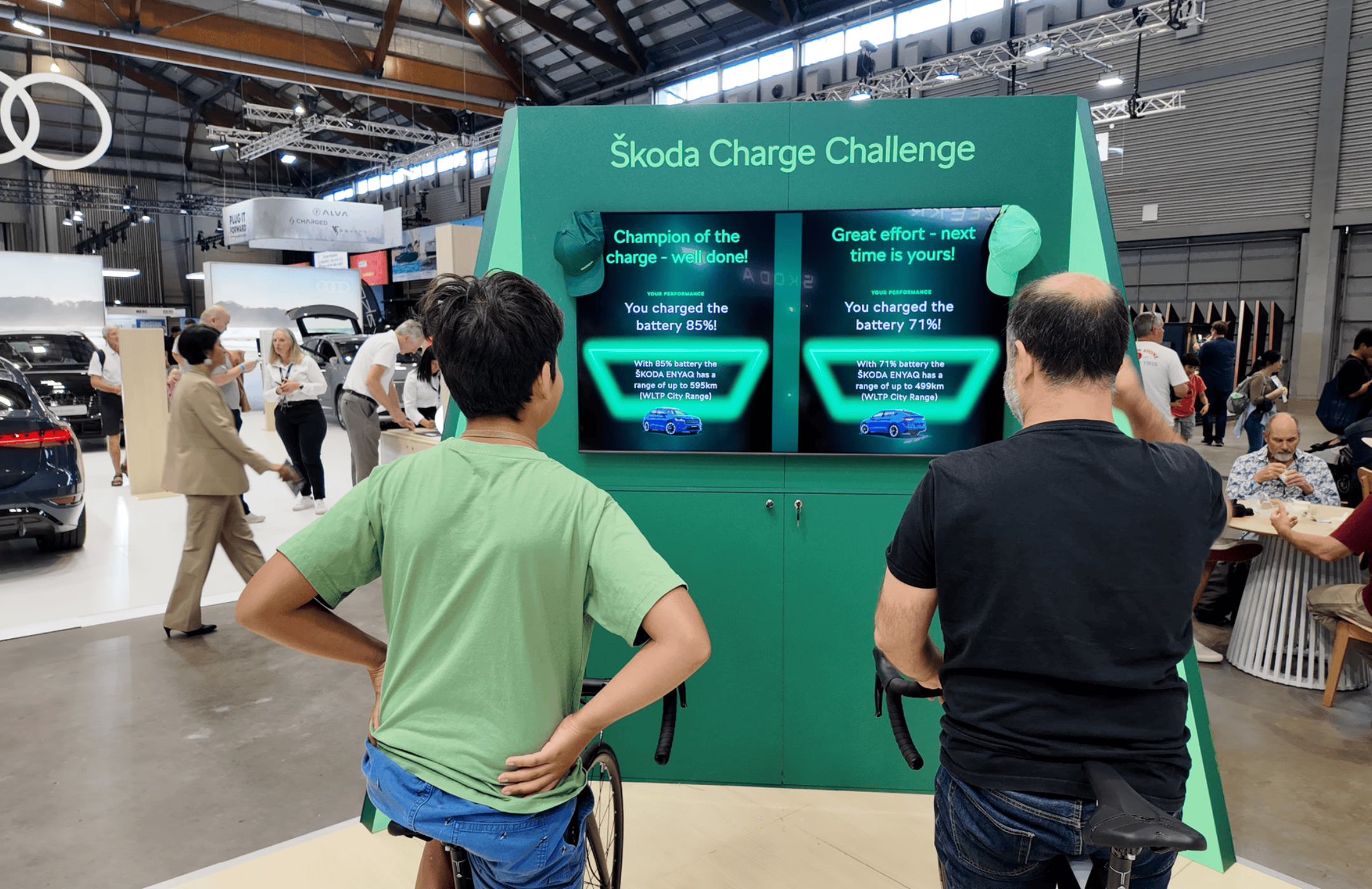 Increase sales at exhibitions skoda everything electric sydney showground lead capture technology custom exhibition stand