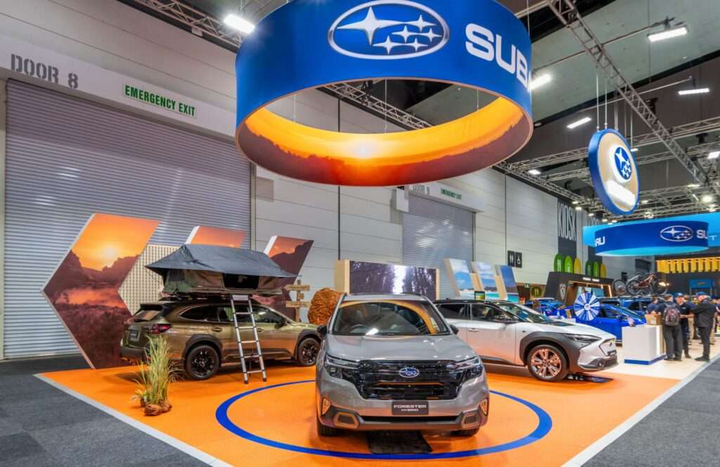 Melbourne Motorshow 2025 Subaru Custom Exhibition Stand MCEC increase stand engagement