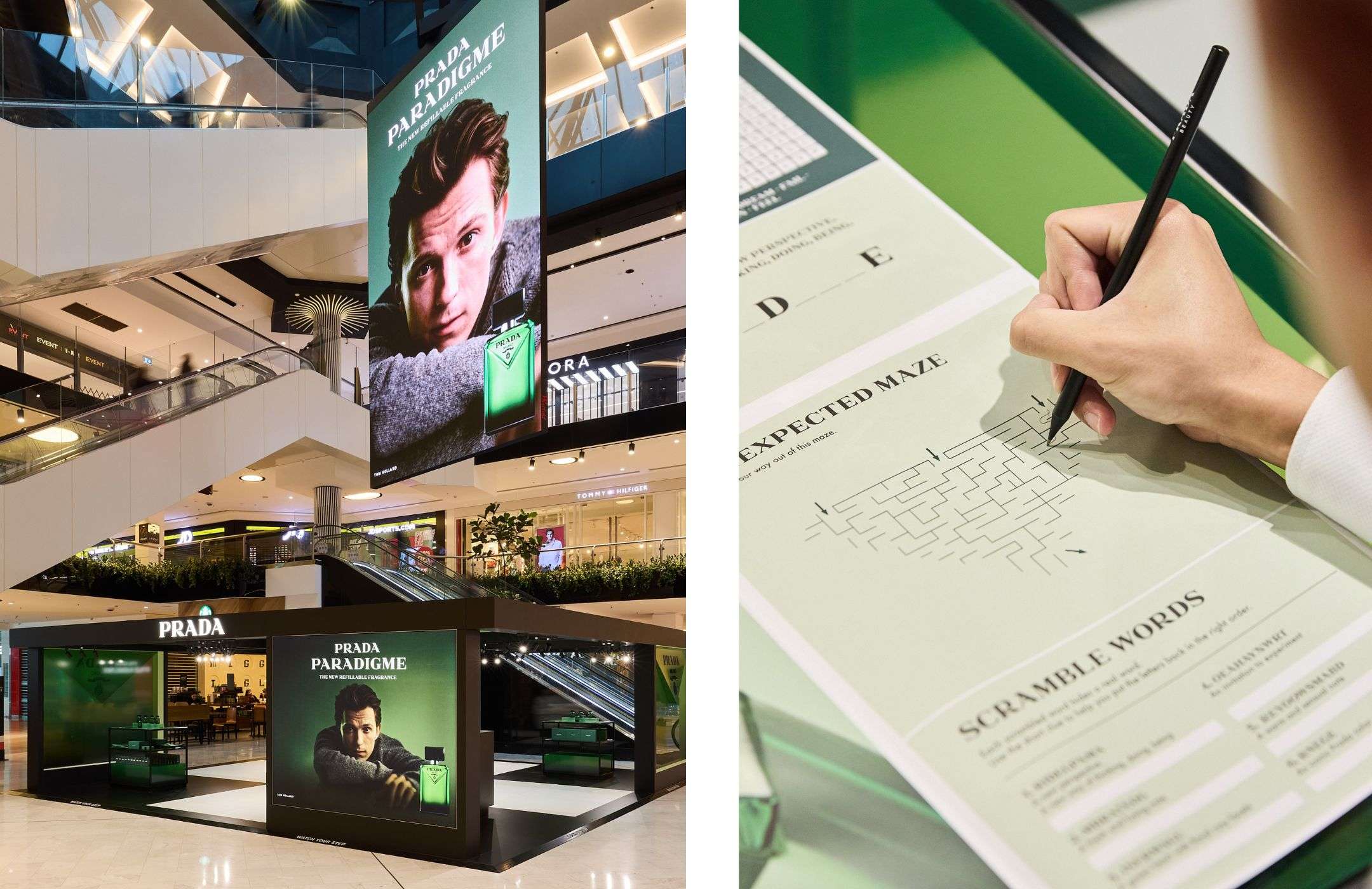 Brand Activation Bastion x Prada Paradigme Parramatta Westfield Experiential Pop Up