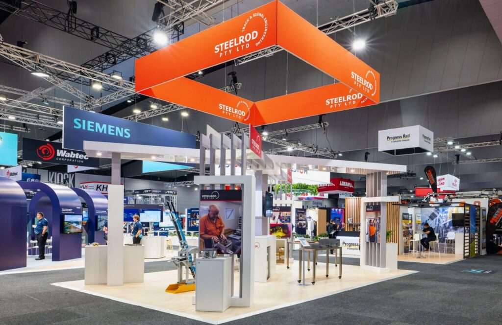 Ausrail Steelrod Planning Your Custom Exhibition Stand Premium Hire
