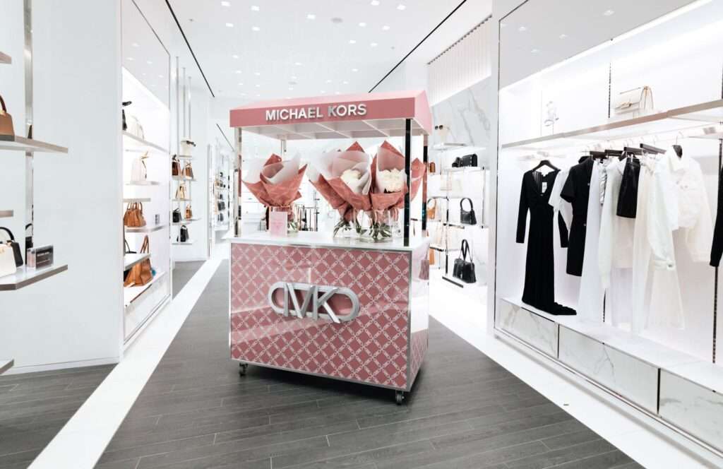 experiential marketing activations Michael Kors Cart Retail Kiosks