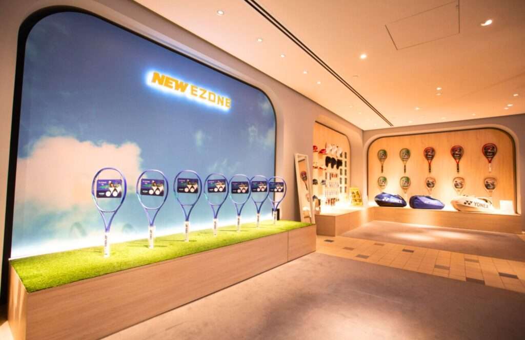 experiential marketing activations Interactive Brand Activation for Yonex at Australian Open Tennis, Melbourne Outdoor Activation George P Johnson