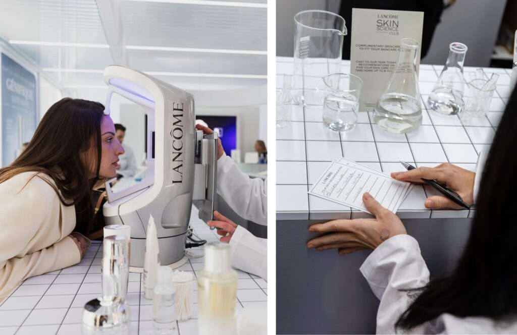 2026 Experiential Marketing Trends Lancome Genifique Ultimate Skin Science Lab Brand Activation Beauty Pop up