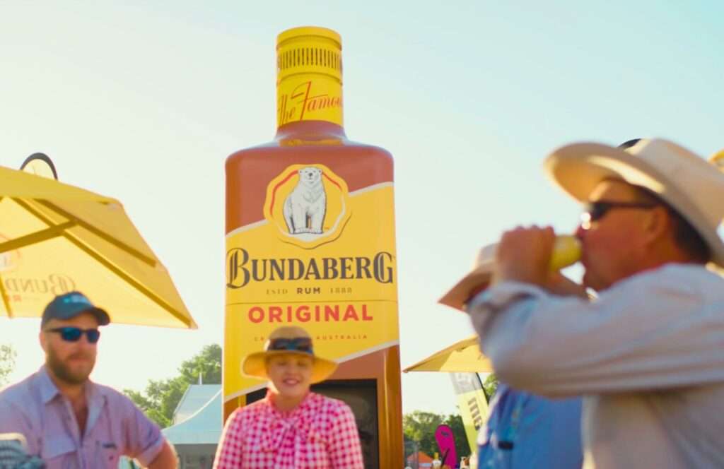 Outdoor Experiential Pop Up Bundaberg Rum Bundy's Backyard BBQ Traffik